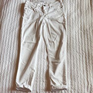 PAIGE Classic White Denim Jeans
